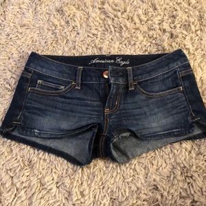 Denim shorts